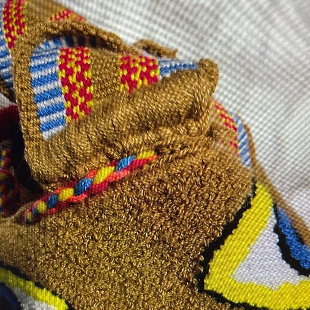 Wayuu Multicolor Eye Pattern Bag - Picture 7 of 10